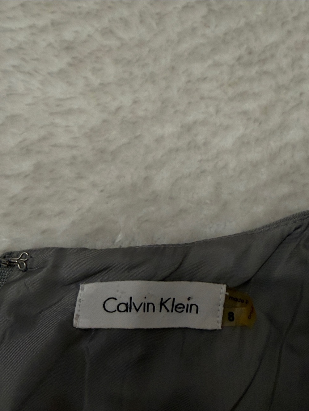 Calvin Klein Sleeveless Fit-and-Flare Dress - Picture 6 of 7